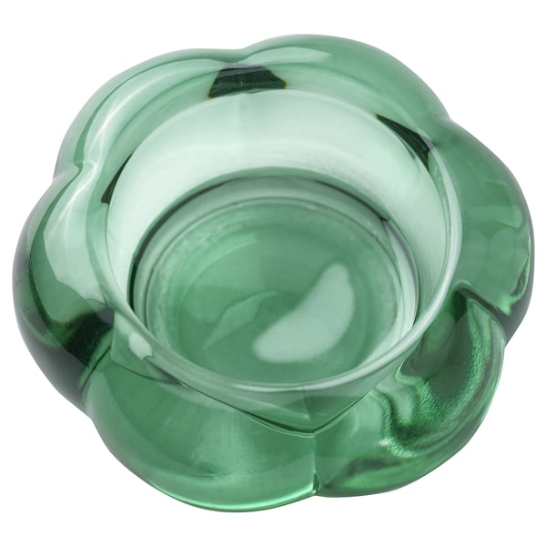 BLADFÅGEL - BLADFÅGEL Tealight holder, green, 3 cm