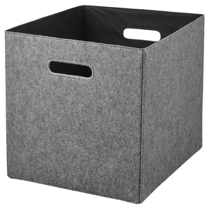 Ikea BLÄDDRA - Box, grey, 33x38x33 cm