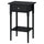 BLÄSTÅSEN bedside table, black, 29x10x27 cm