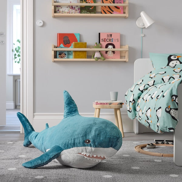 BLÅHAJ - Soft toy, shark, 100 cm