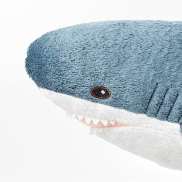 Ikea BLÅHAJ - Soft toy, baby shark, 55 cm