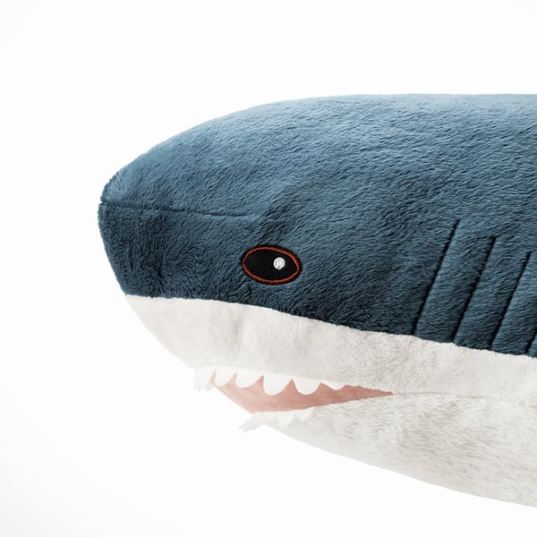 BLÅHAJ soft toy, shark, 100 cm