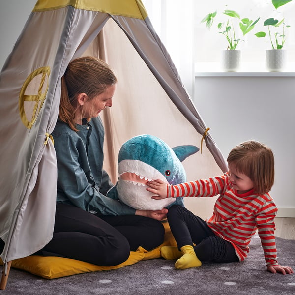 BLÅHAJ soft toy, shark, 100 cm