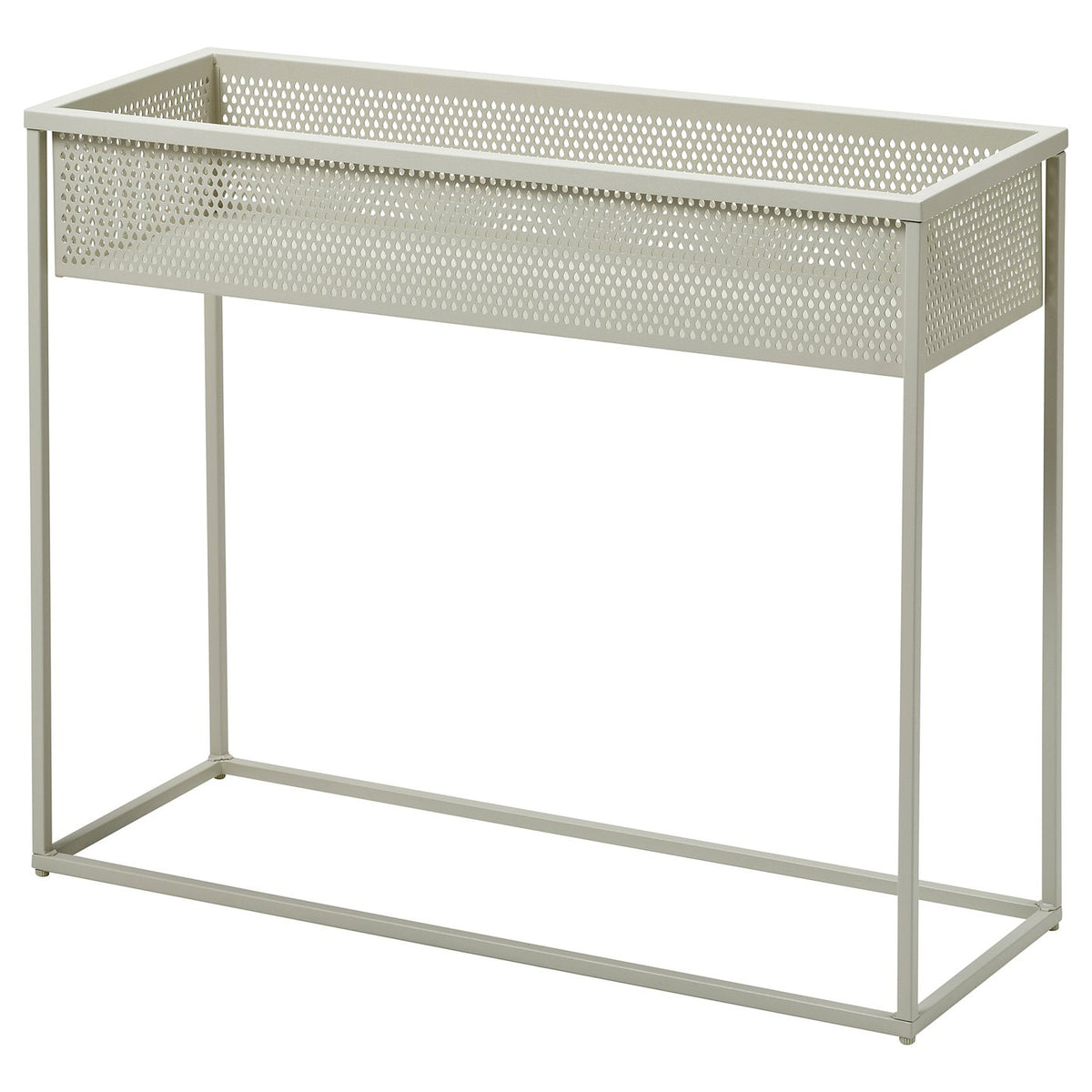 BLÅKRÅKA plant stand, in/outdoor/light grey-beige, 59 cm
