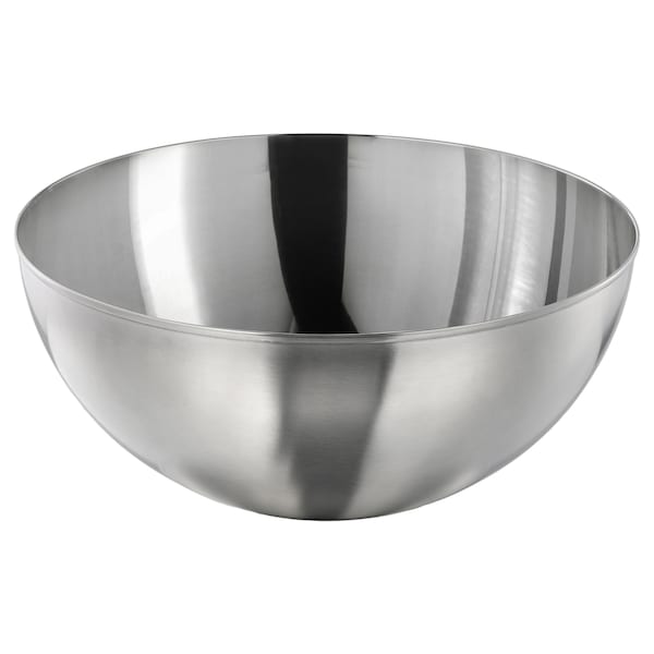 Ikea BLANDA BLANK - Serving bowl, stainless steel, 28 cm