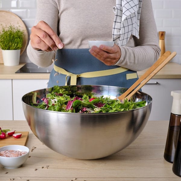 Ikea BLANDA BLANK - Bowl, stainless steel, 36 cm ,