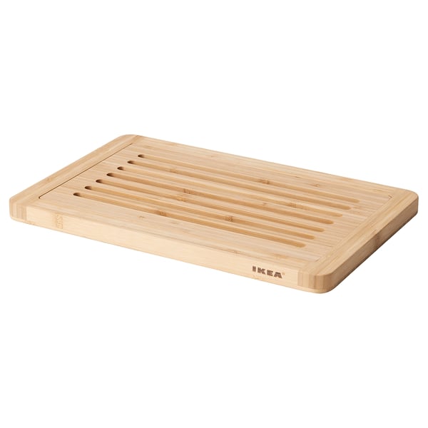 BLANDSALLAD chopping board, bamboo, 37x24 cm
