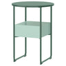 BLANKHÄLLAN bedside table, green/turquoise, 45 cm