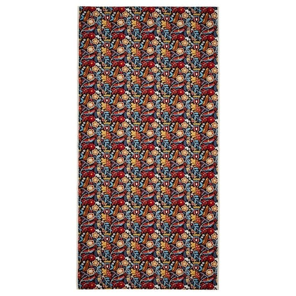 Ikea BLÅRAPUNKEL - Pre-cut fabric, multicolour, 150x300 cm