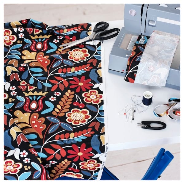 Ikea BLÅRAPUNKEL - Pre-cut fabric, multicolour, 150x300 cm