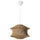 BLÅSTÅNG / HEMMA - Pendant lamp, beige/white, 45 cm
