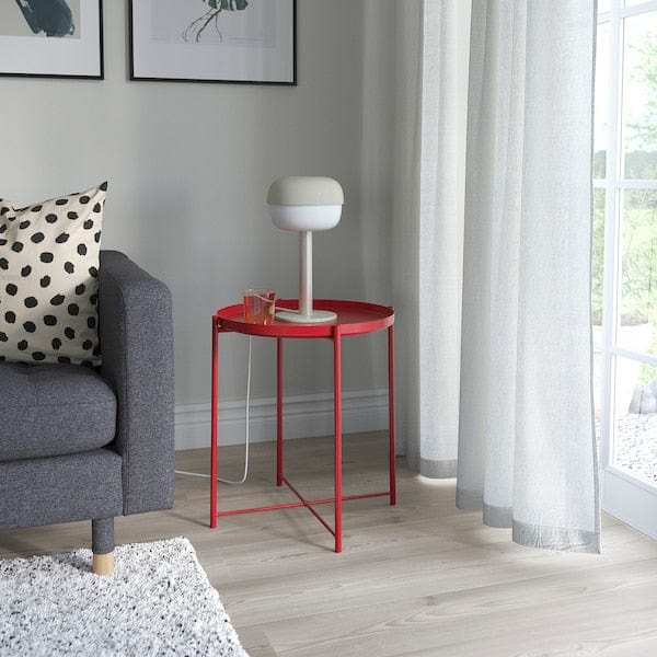 Ikea BLÅSVERK - Table lamp, beige, 36 cm