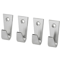 BLECKA hook, nickel-plated, 5 cm, 4 pack