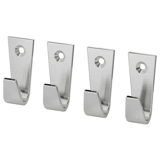 BLECKA hook, nickel-plated, 5 cm, 4 pack