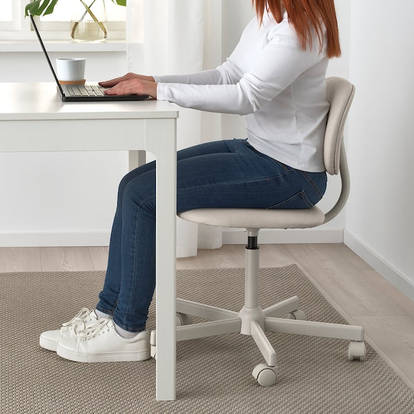 BLECKBERGET Swivel Chair - Beige Idekulla ,