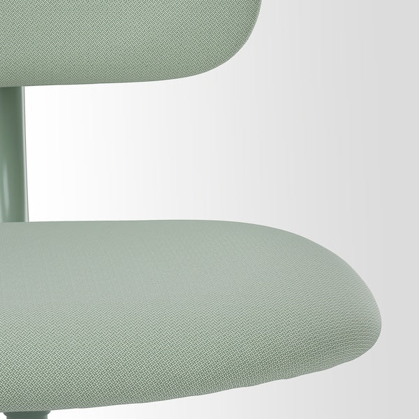 BLECKBERGET Swivel chair Idekulla light green ,