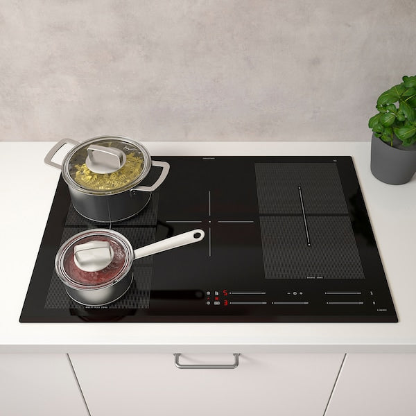 BLIXTSNABB - Induction hob, IKEA 700 black, 78 cm