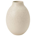 BLODBJÖRK vase, beige, 25 cm