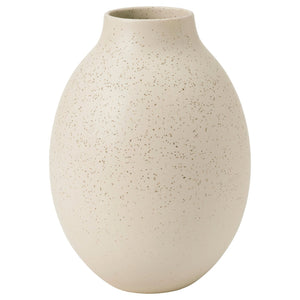 BLODBJÖRK vase, beige, 25 cm