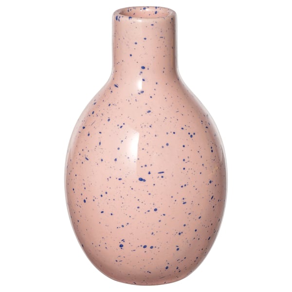 BLODBJÖRK - BLODBJÖRK Vase, pale pink/blue, 16 cm