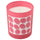 BLODBOK scented candle in glass, Strawberry/bright pink