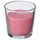 BLODBOK scented candle in glass, Strawberry/bright pink
