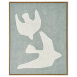 BLODFLÄDER picture, two birds, 40x50 cm