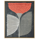 BLODFLÄDER picture, orange flower, 40x50 cm