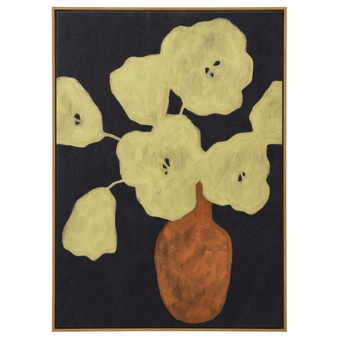 BLODFLÄDER picture, bold florals, 50x70 cm