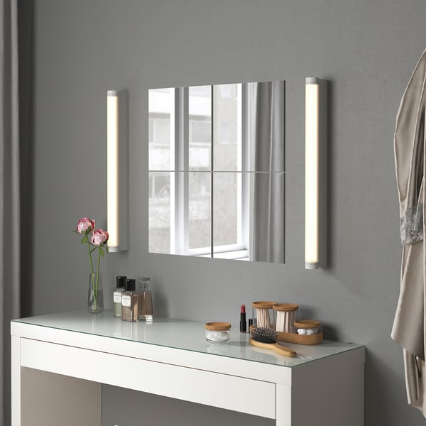 BLODLÖNN mirror, 30x30 cm, 4 pack