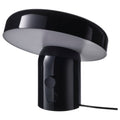 BLOMPRAKT Bluetooth speaker lamp, black, 22x22.4x20.6 cm