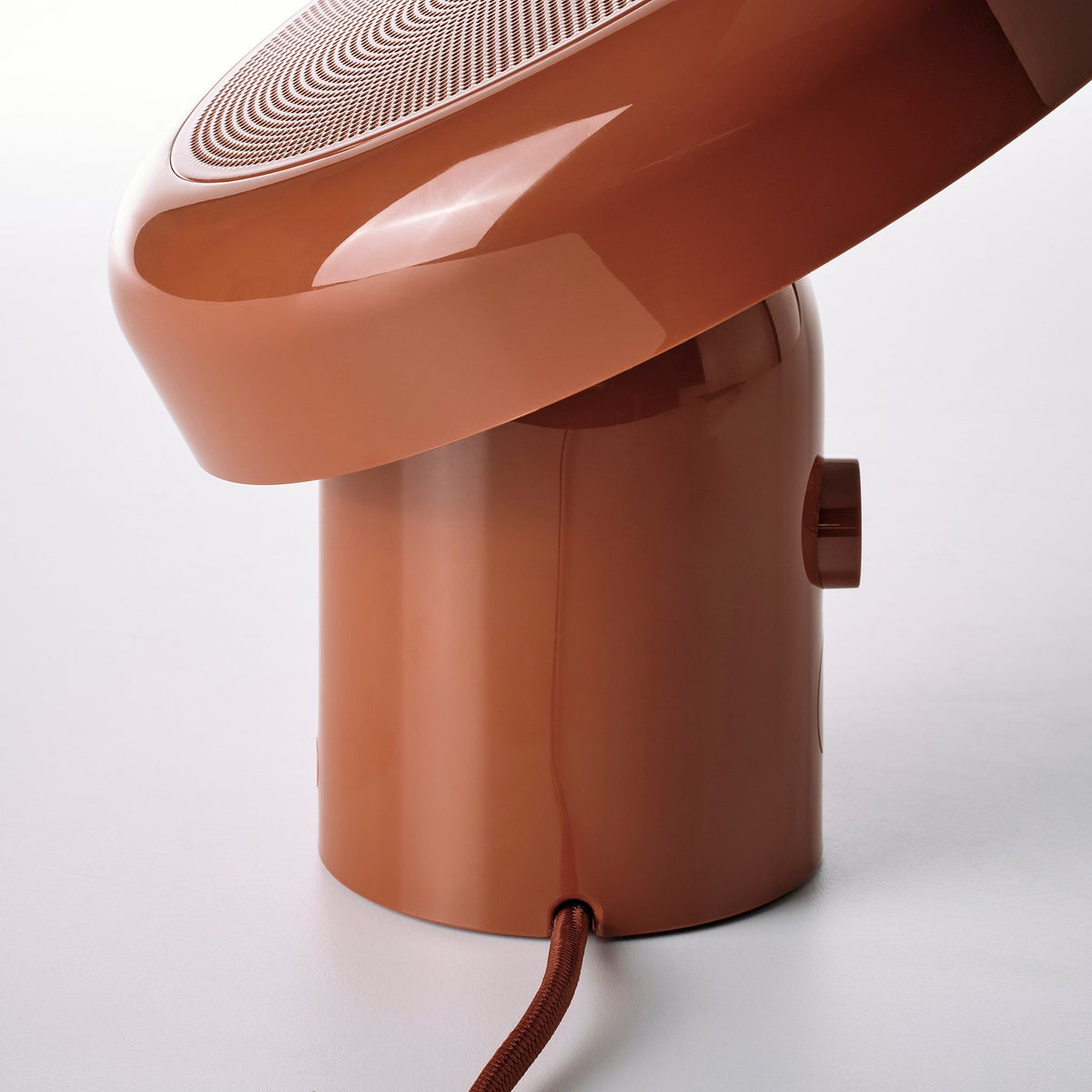 BLOMPRAKT Bluetooth speaker lamp, red, 22x22.4x20.6 cm