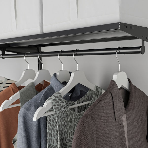 BOAXEL - Clothes rail, anthracite, 80 cm