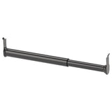 BOAXEL adjustable clothes rail, anthracite, 20-30 cm