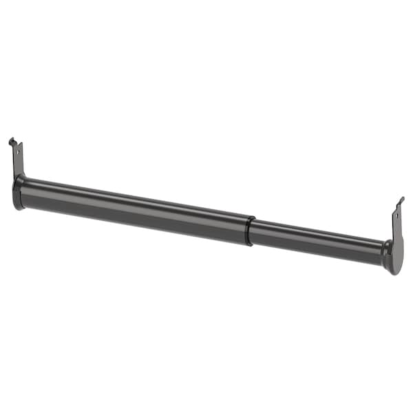 BOAXEL - Adjustable clothes rail, anthracite, 20-30 cm