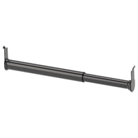 BOAXEL - Adjustable clothes rail, anthracite, 20-30 cm