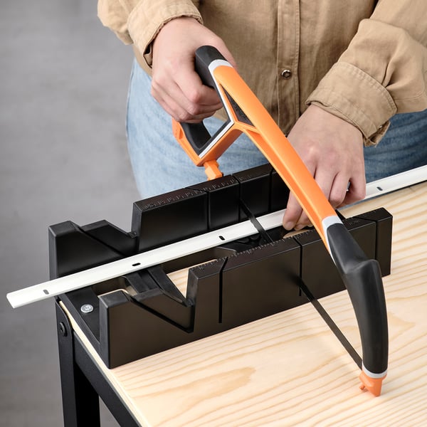 BOAXEL - BOAXEL Mounting rail, white, 82 cm