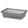 BOAXEL - BOAXEL Mesh basket, anthracite, 60x40x15 cm
