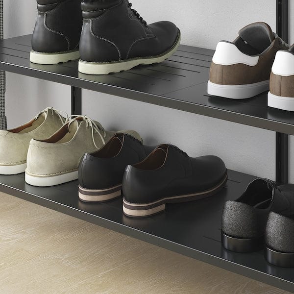 Ikea BOAXEL - Wardrobe combination, anthracite, 187x40x201 cm