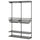 BOAXEL - BOAXEL Wardrobe combination, anthracite, 125x40x201 cm