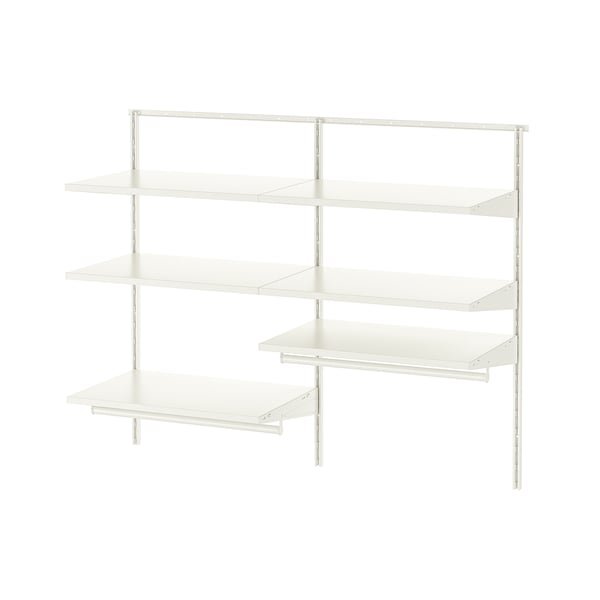 BOAXEL - BOAXEL Wardrobe combination, white, 125x40x101 cm