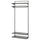 BOAXEL - BOAXEL Wardrobe combination, anthracite, 82x40x201 cm