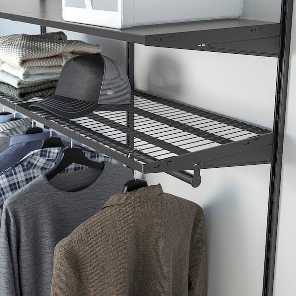Ikea BOAXEL - Wall upright, anthracite, 200 cm