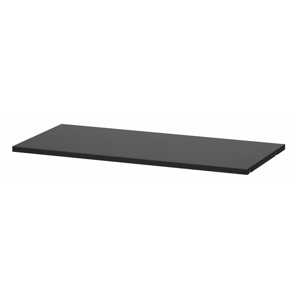 BOAXEL shelf, anthracite, 80x40 cm