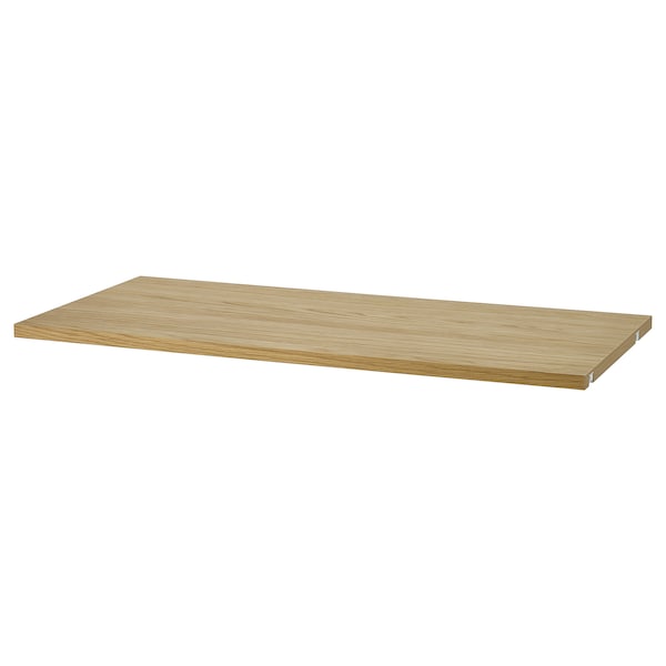 BOAXEL - Shelf, oak effect, 80x40 cm