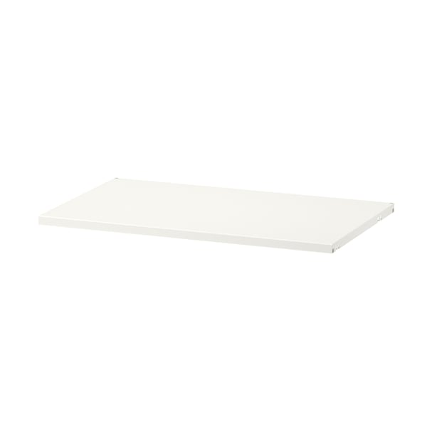 BOAXEL shelf, metal white, 60x40 cm