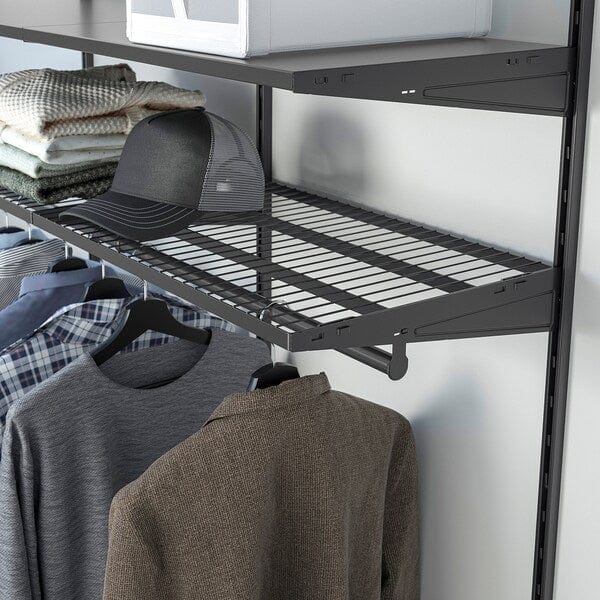 Ikea BOAXEL - Wire shelf, anthracite, 60x40 cm