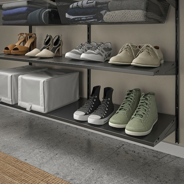 BOAXEL - Shoe shelf, anthracite, 60x40 cm