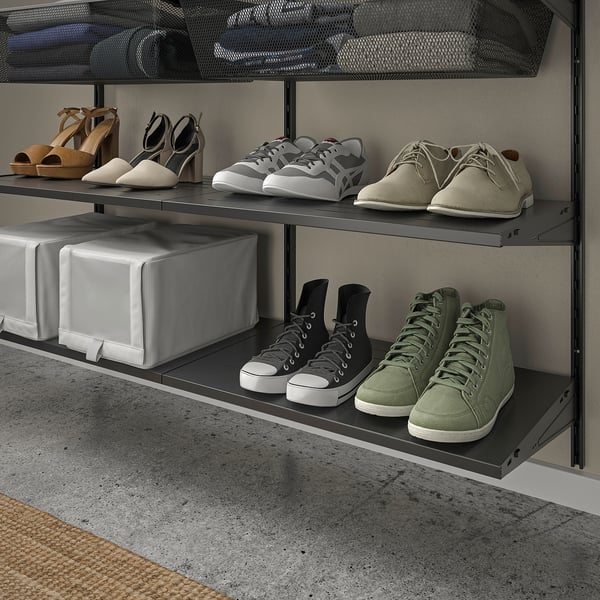 BOAXEL - BOAXEL Shoe shelf, anthracite, 60x40 cm