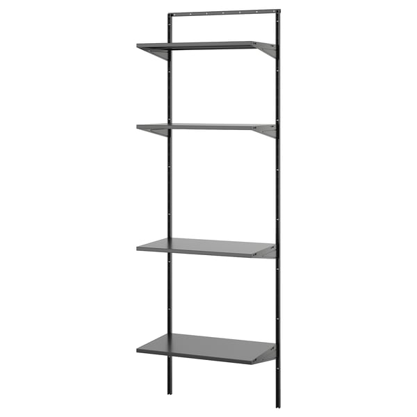 BOAXEL - BOAXEL Shelving unit, anthracite, 62x40x201 cm